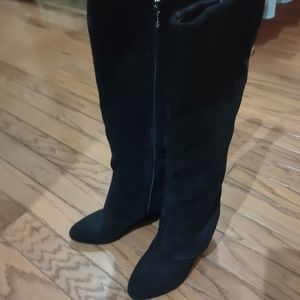 Jessica Simpson suede wedge boots 9.5 M